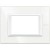 BTicino HA4803HD Axolute - Placa blanca axolute 3 módulos