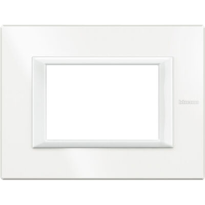 BTicino HA4803HD Axolute - Plaque blanche axolute 3 modules