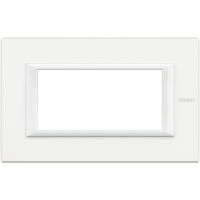 BTicino HA4804HD Axolute - placca 4 moduli bianco axolute