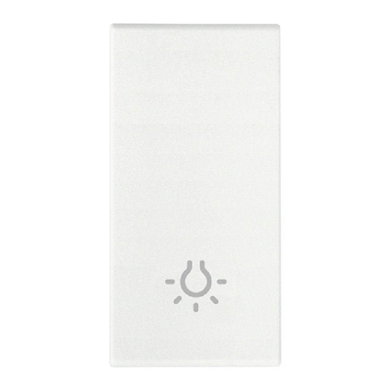 Arke Bianco - copritasto con simbolo luce