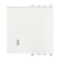 Arke White - lightable 2-module key cover