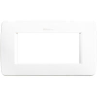 Luna - white 4-place resin plaque