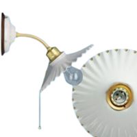 Abatjuor mural ventilateur gouttes or ø 180