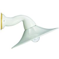 Aplique Godet ø180 con brazo de porcelana