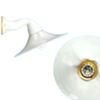 Applique Godet ø280 avec bras en porcelaine