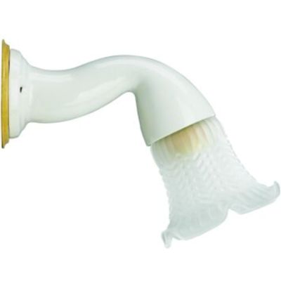 Mimosa wall light with porcelain arm