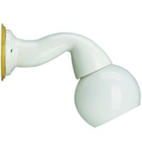 Aplique de girasol con brazo de porcelana