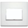 Vimar 21653.01 Eikon - 3-module bright aluminum plate