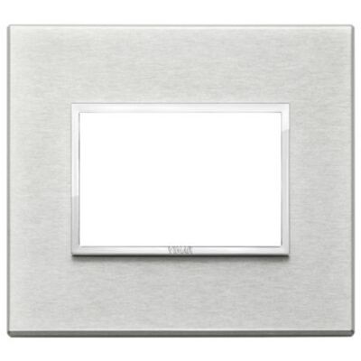Vimar 21653.02 Eikon - placca 3 moduli grigio next