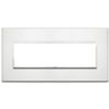 Vimar 21657.01 Eikon - 7-module bright aluminum plate