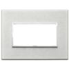 Vimar 21654.02 Eikon - 4 module next gray plate