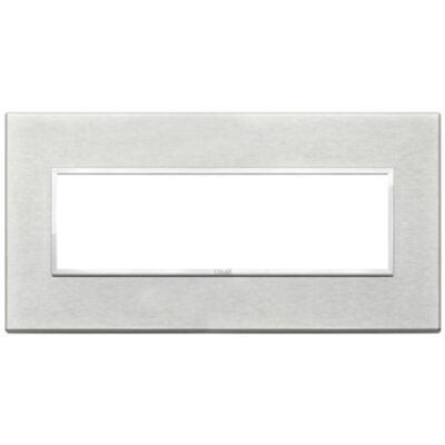 Vimar 21657.02 Eikon - next gray 7-module plate