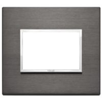 Vimar 21653.03 Eikon - placca 3 moduli grigio lava