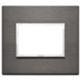 Vimar 21653.03 Eikon - placca 3 moduli grigio lava