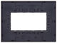 Vimar 21654.03 Eikon - Plaque gris lave 4 modules
