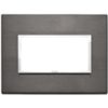 Vimar 21654.03 Eikon - 4 module lava gray plate