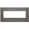 Vimar 21657.03 Eikon - 7 module lava gray plate