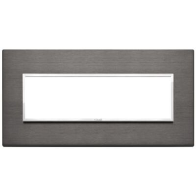 Vimar 21657.03 Eikon - placca 7 moduli grigio lava