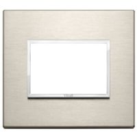 Vimar 21653.04 Eikon - Plaque bronze clair 3 modules