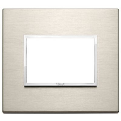 Vimar 21653.04 Eikon - Plaque bronze clair 3 modules