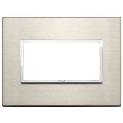 Vimar 21654.04 Eikon - plaque 4 modules bronze clair