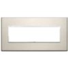 Vimar 21657.04 Eikon - light bronze 7-module plate