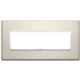 Vimar 21657.04 Eikon - light bronze 7-module plate