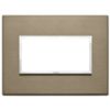 Vimar 21654.05 Eikon - dark bronze 4-module plate