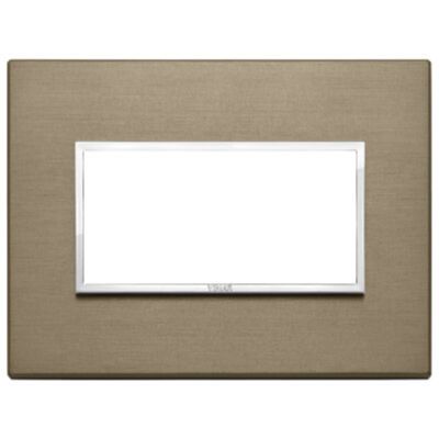 Vimar 21654.05 Eikon - placca 4 moduli bronzo scuro