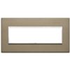 Vimar 21657.05 Eikon - plaque 7 modules bronze foncé