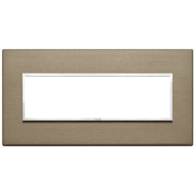 Vimar 21657.05 Eikon - plaque 7 modules bronze foncé