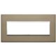 Vimar 21657.05 Eikon - placa de 7 módulos bronce oscuro