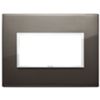Vimar 21654.06 Eikon - 4-module plate in sapphire black