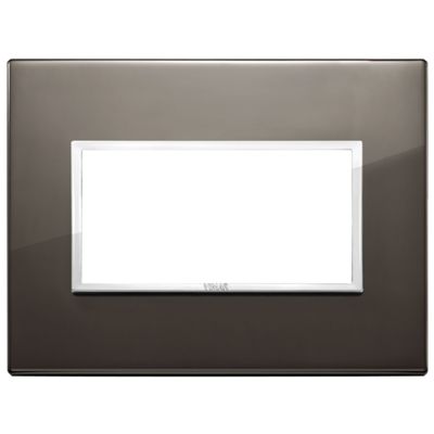 Vimar 21654.06 Eikon - placca 4 moduli nero zaffiro