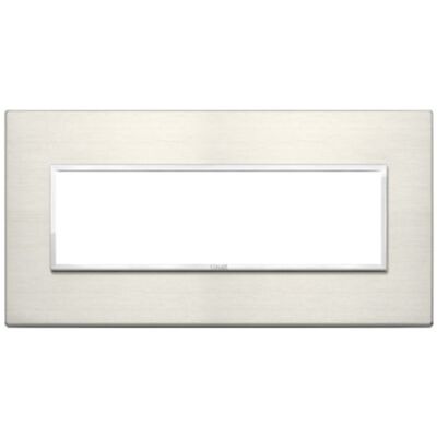 Vimar 21657.08 Eikon - placca 7 moduli titanio