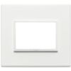 Vimar 21653.17 Eikon - plaque de recouvrement 3 modules blanc total 