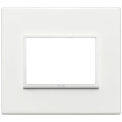 Vimar 21653.17 Eikon - plaque de recouvrement 3 modules blanc total 