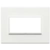 Vimar 21654.17 Eikon - total white 4-module cover plate 
