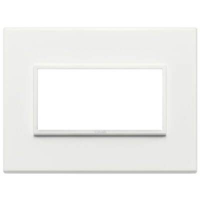 Vimar 21654.17 Eikon - placca 4 moduli bianco totale 