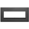 Vimar 21657.18 Eikon - total black 7 module plate