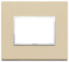 Vimar 21653.21 Eikon - 3-module cream plate