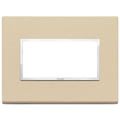 Vimar 21654.21 Eikon - 4 module cream plate