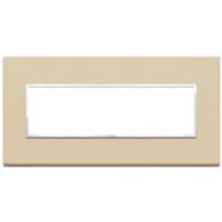 Vimar 21657.21 Eikon - placca 7 moduli crema