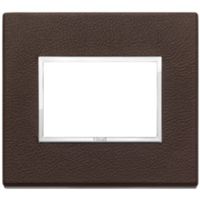 Vimar 21653.22 Eikon - placca 3 moduli tabacco