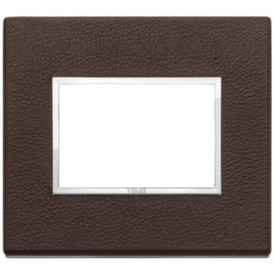 Vimar 21653.22 Eikon - placca 3 moduli tabacco