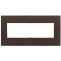 Vimar 21657.22 Eikon - placca 7 moduli tabacco