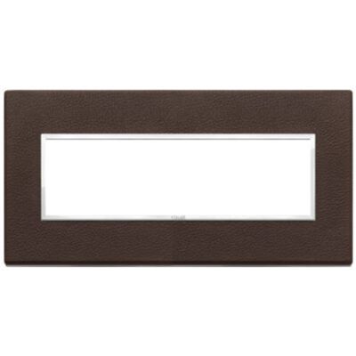 Vimar 21657.22 Eikon - placca 7 moduli tabacco