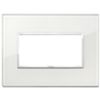 Vimar 21654.70 Eikon - 4-module diamond white plate
