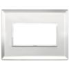 Vimar 21654.72 Eikon - ice silver 4-module plate