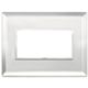 Vimar 21654.72 Eikon - placa 4 módulos plata hielo